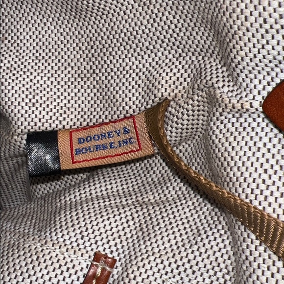 Dooney & Bourke Pebble Leather Satchel + Matching Pouch - Picture 10 of 11